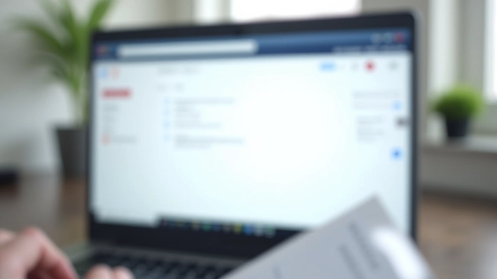 Ecrã do Gmail em navegador de internet com opções de segurança ativadas